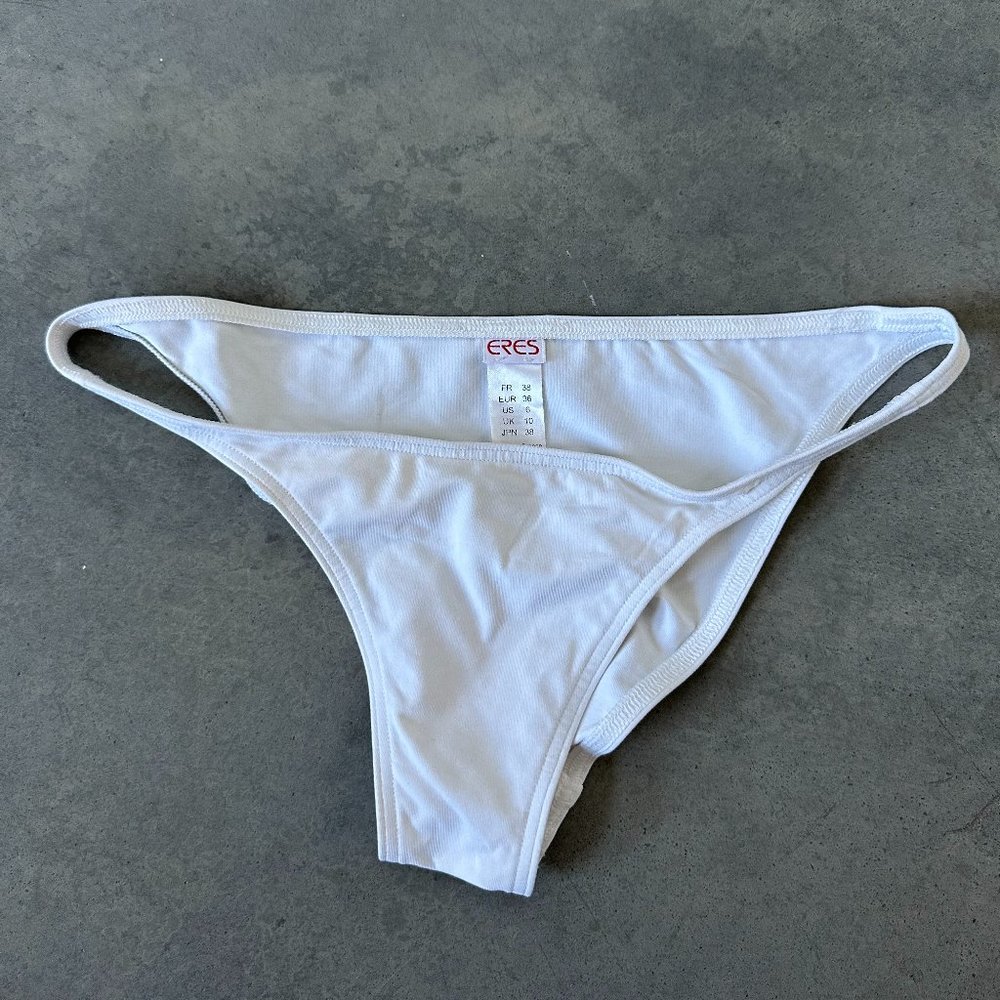 Eres White Bikini Bottom - Like New (Size 6 )